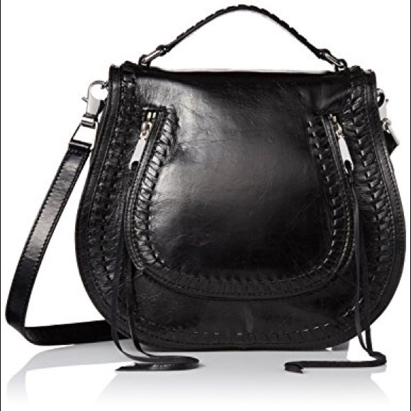 Rebecca Minkoff Handbags - NWOT Rebecca Minkoff Black Vanity Saddle Bag